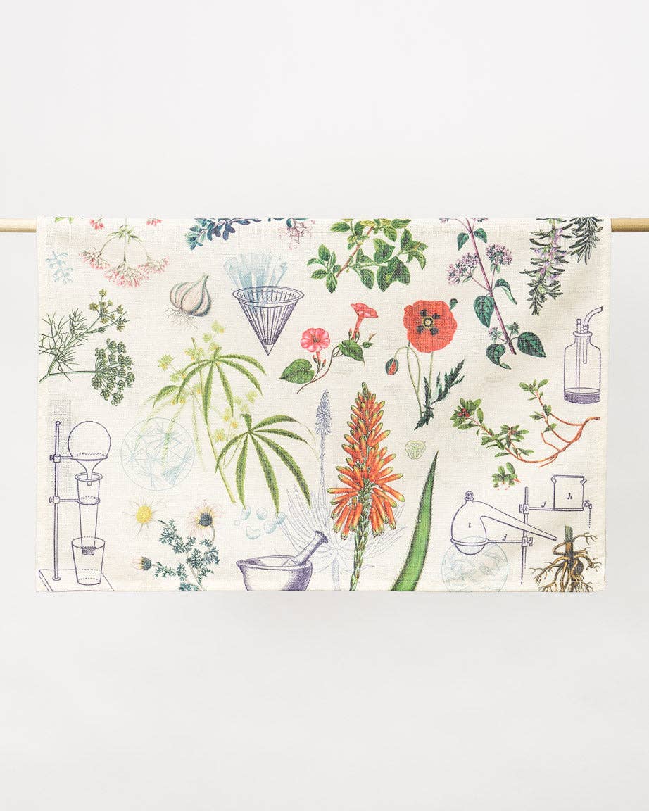Oggetto regalo di design – Torchon de Botanique Médicale – produit scientifique Cognitive Surplus EU, vue 3