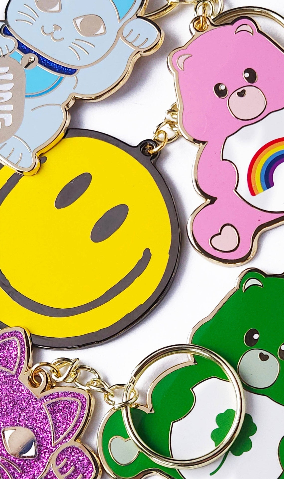 Porte-clés Chat Chanceux Bleu | Oggetti di design e regali originali