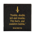 Sous-verre en céramique Shakespeare - simple Macbeth