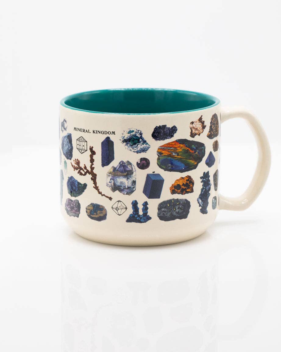 Oggetto regalo di design – Mug Gemmes et Minéraux – produit scientifique Cognitive Surplus EU, vue 1
