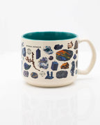 Oggetto regalo di design – Mug Gemmes et Minéraux – produit scientifique Cognitive Surplus EU, vue 1