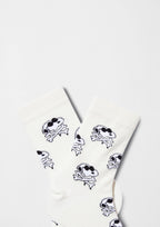 Chaussettes BeSnoopy Skull OffWhite | Objetos de diseño y regalos originales