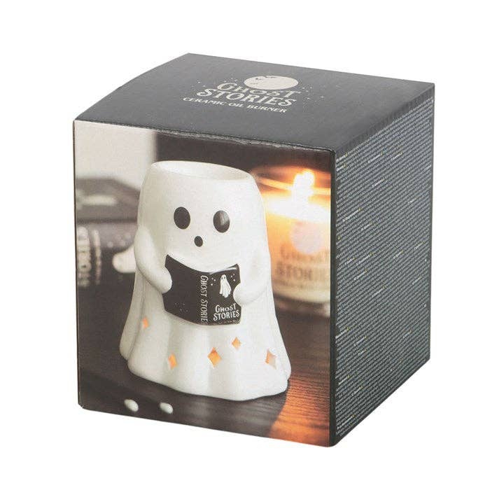 Histoires de fantômes Fantôme lecteur Halloween Brûle-parfum