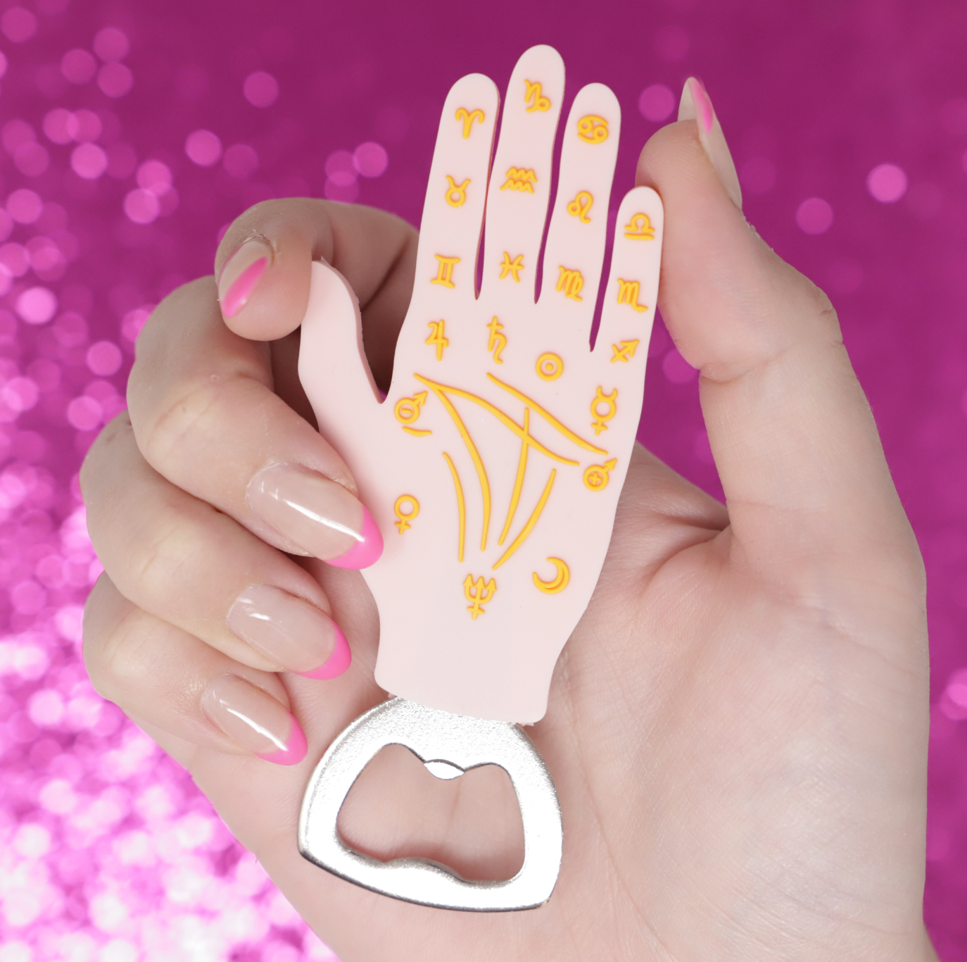 ouvre bouteille chiromancie made au gold BOTTLEOPENERPALMISTRY 16004684