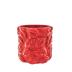 Pot - Bisous - Céramique - Rouge - 17,5x17,5x17,5cm | Design-lahjat ja sisustustuotteet