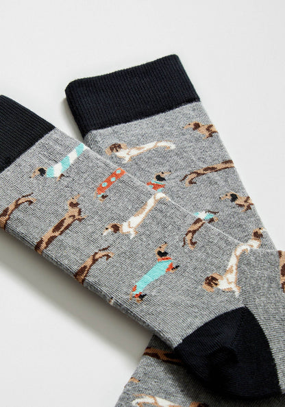 Chaussettes BePets Gris