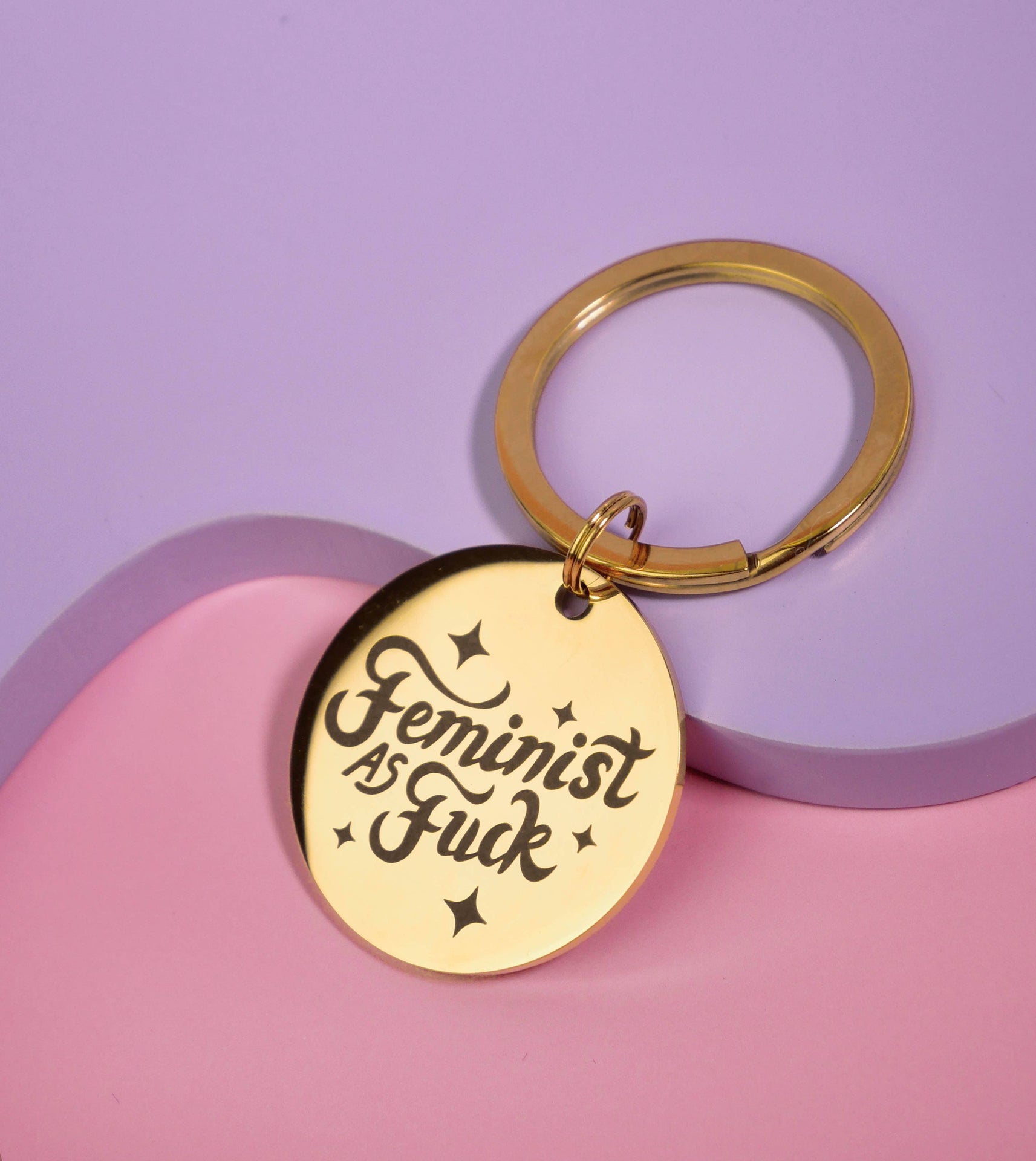 Porte-clés Feminist As Fuck | Design e regali originali