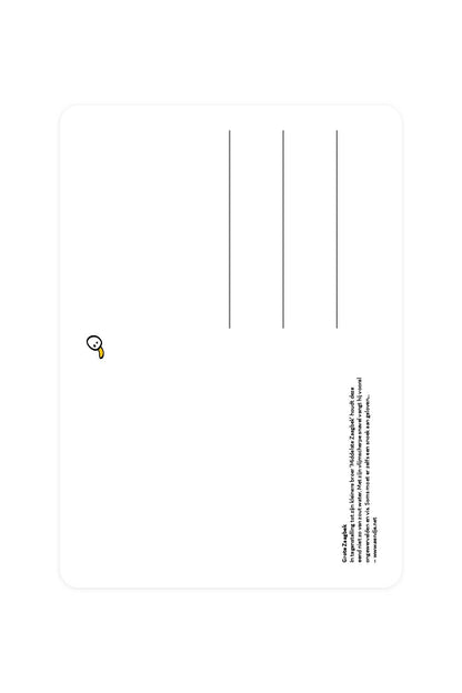 Postcard with Big Sawbill