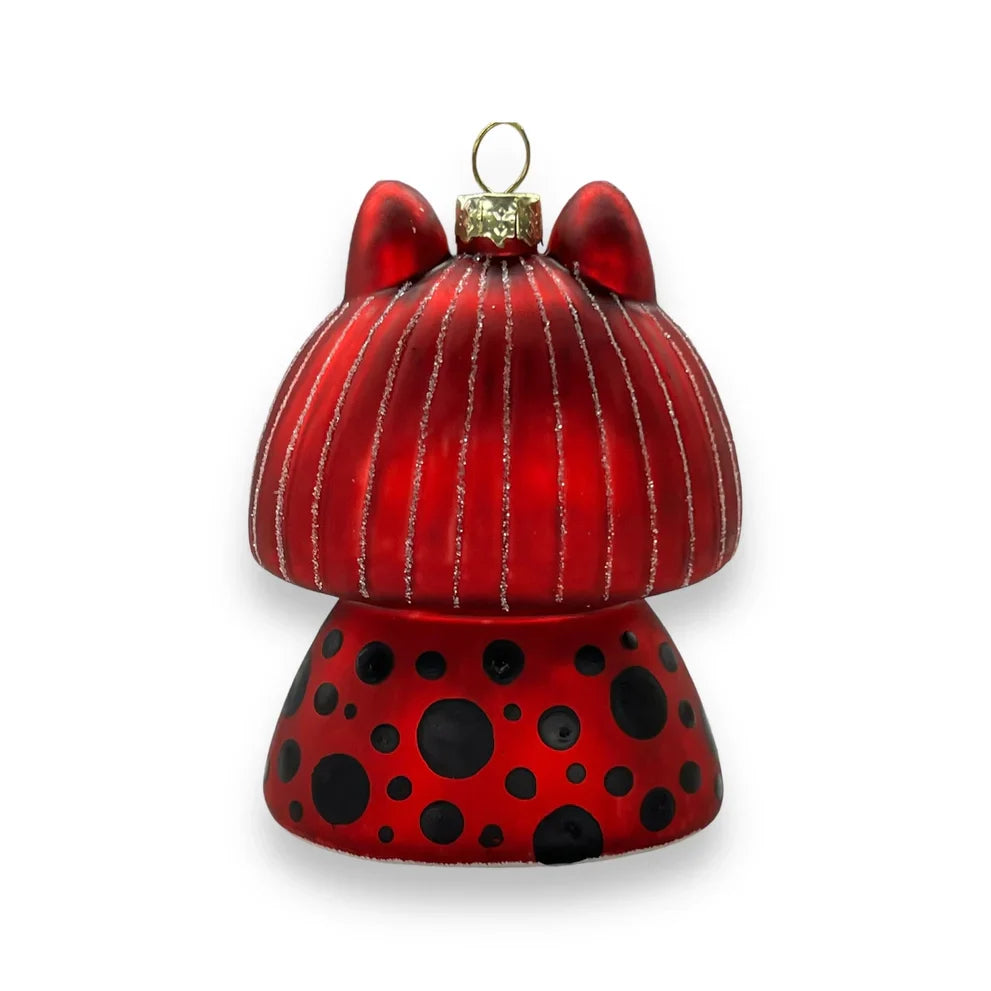 Regalo de diseño – boule de noel yayoi kusameow kusama chat calico naked decor 