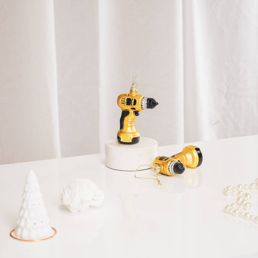 Oggetto regalo di design – boule de noel drill 