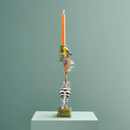 Poly/metal zebra chandelier, 27 x 9 x 45 cm