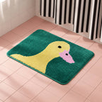 Tapis de bain Canard vert