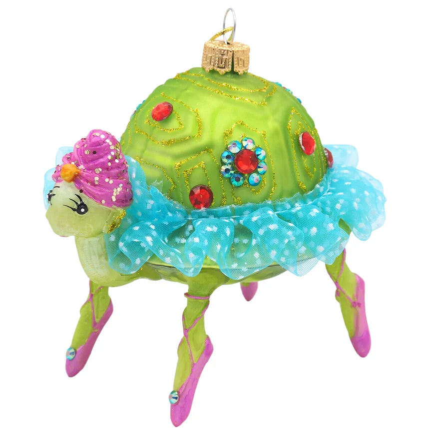boule de noel tortue ballerine little christmas company 3051201 07401804