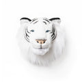 Décoration Murale Peluche Albert le tigre blanc - Wild & Soft