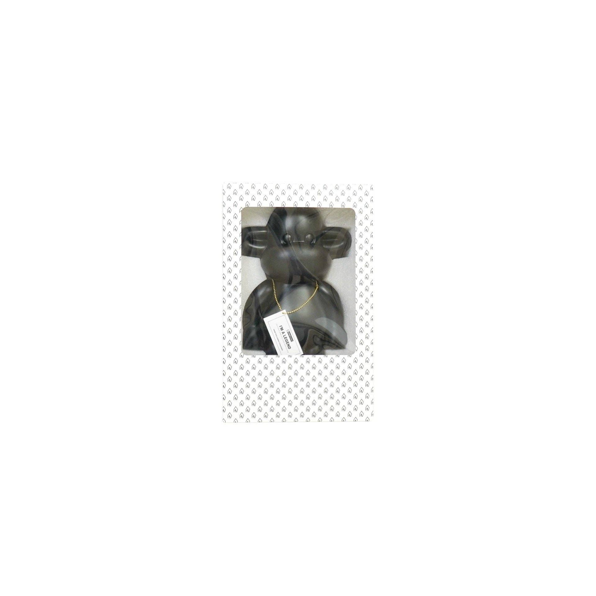 Ornement - Figurine Singe 'La Légende' - Résine - Noir - 33x21x50cm | Designproducten en originele cadeaus