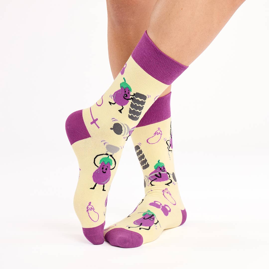 Chaussettes Aubergines Sportives