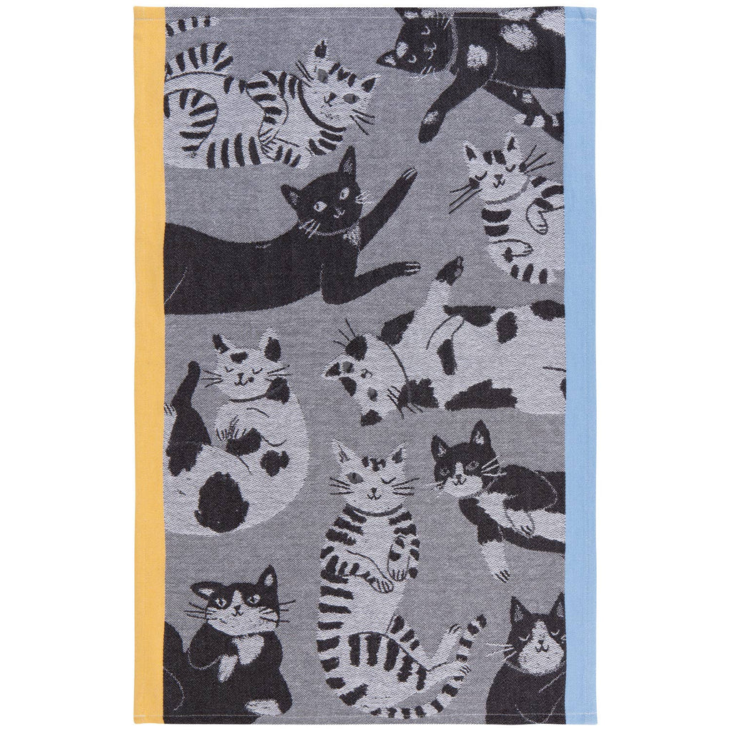 Torchon Jacquard Chats « Miaou Pour Toujours » | Oggetti di design e regali originali