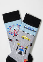 Chaussettes BeLondon Gris | Oggetti di design e regali originali