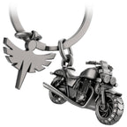 porte cles moto chopper avec ange gardien fabach FABACH_Motorrad_Chopper_schwarz 