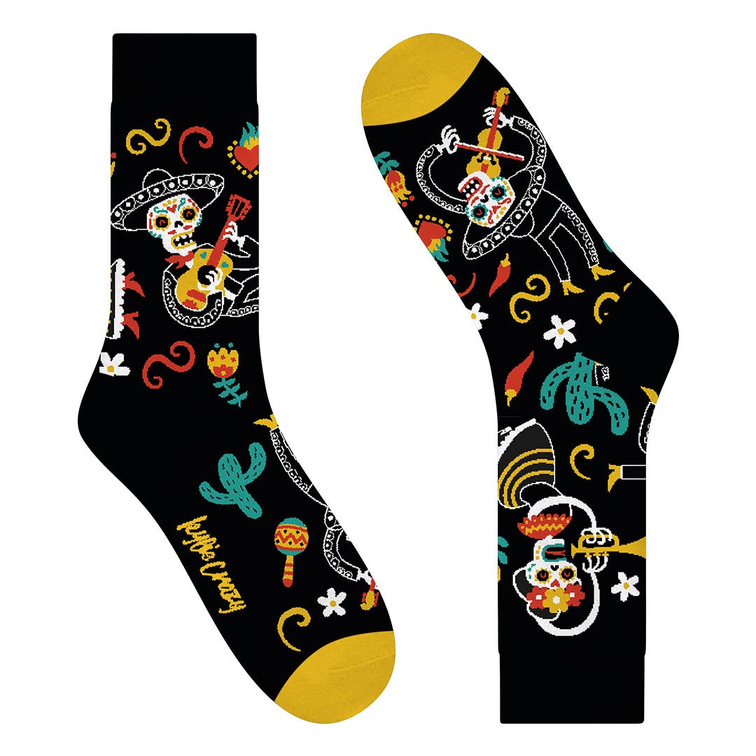 Chaussettes Mariachis Día de los Muertos