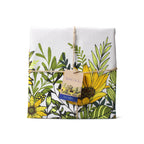 Recycled Cotton Tea Towel Bag Sunflowers Bee Honey