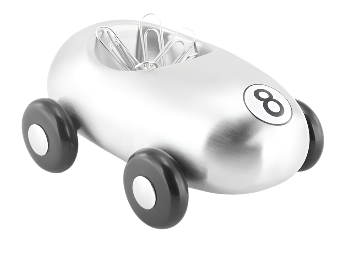 Aimant à trombones Voiture de Course Retro | Designproducten en originele cadeaus