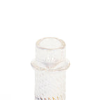 Candlestick - Glass - Rainbow Color - 8x10cm
