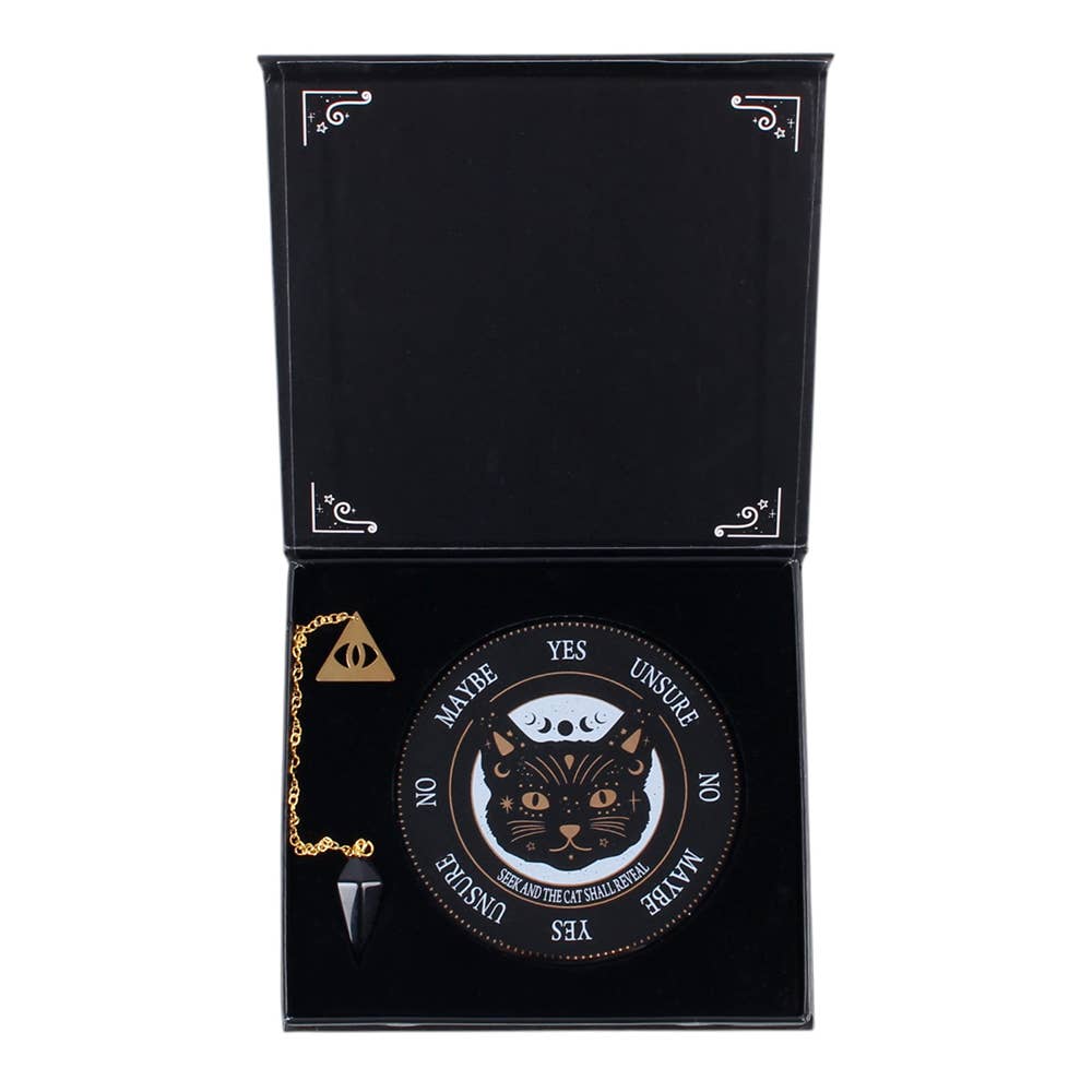 Kit de divination au pendule Magick du Chat Noir
