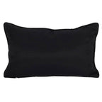 Petit coussin rectangulaire noir et blanc pour planche parlante