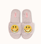 Paire de broches pour Chaussons - Smiley Jaune
