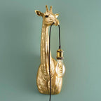 Lucie Giraffe Wandleuchte, Gold