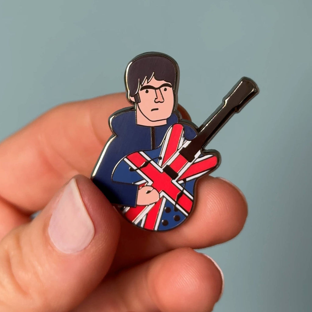 Ensemble de Pin's Émaillés Oasis, musique rock londres