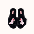 Paire de broches pour Chaussons - Flamant rose