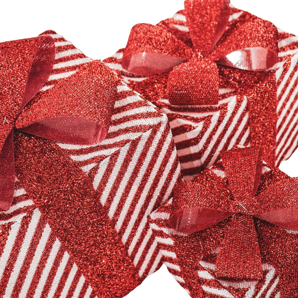 Cadeau de Noël à LED - S3 - Polystyrène - Rouge/Blanc-15/20/25cm | Design e regali originali