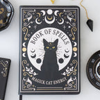 Carnet A5 « Livre de sortilèges Magick du Chat Noir » avec stylo