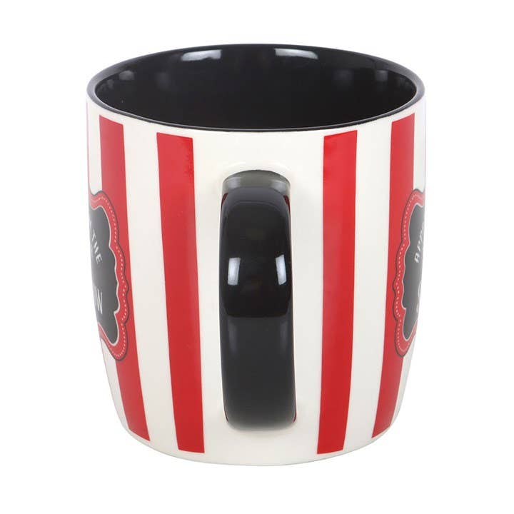 Red Striped Circus Mug