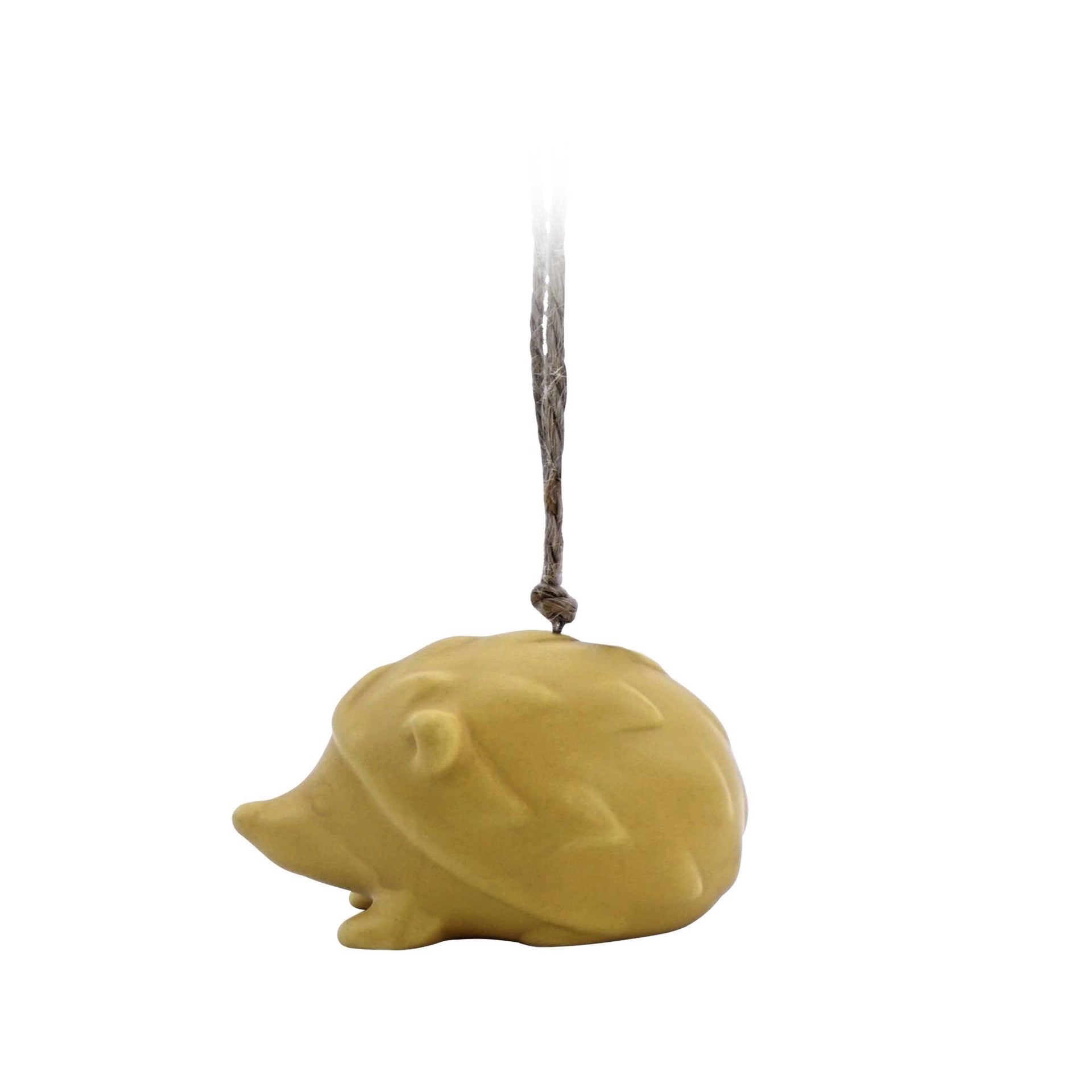 Décoration à suspendre - Hérisson jaune