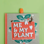 Lesezeichen mit orangefarbenem Tulpenmotiv