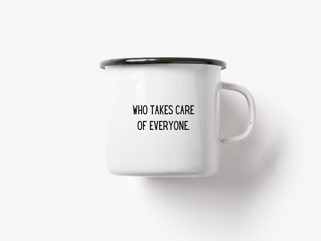 Mug en émail « Bad Ass Woman »