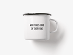 Mug en émail « Bad Ass Woman »