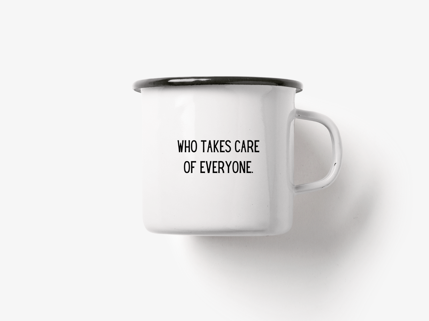 Mug en émail « Bad Ass Woman »