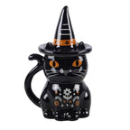 Mug à couvercle Chat noir Halloween — Frightful Folk