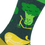 Sportsocken für Kinder mit Brokkoli-Motiv