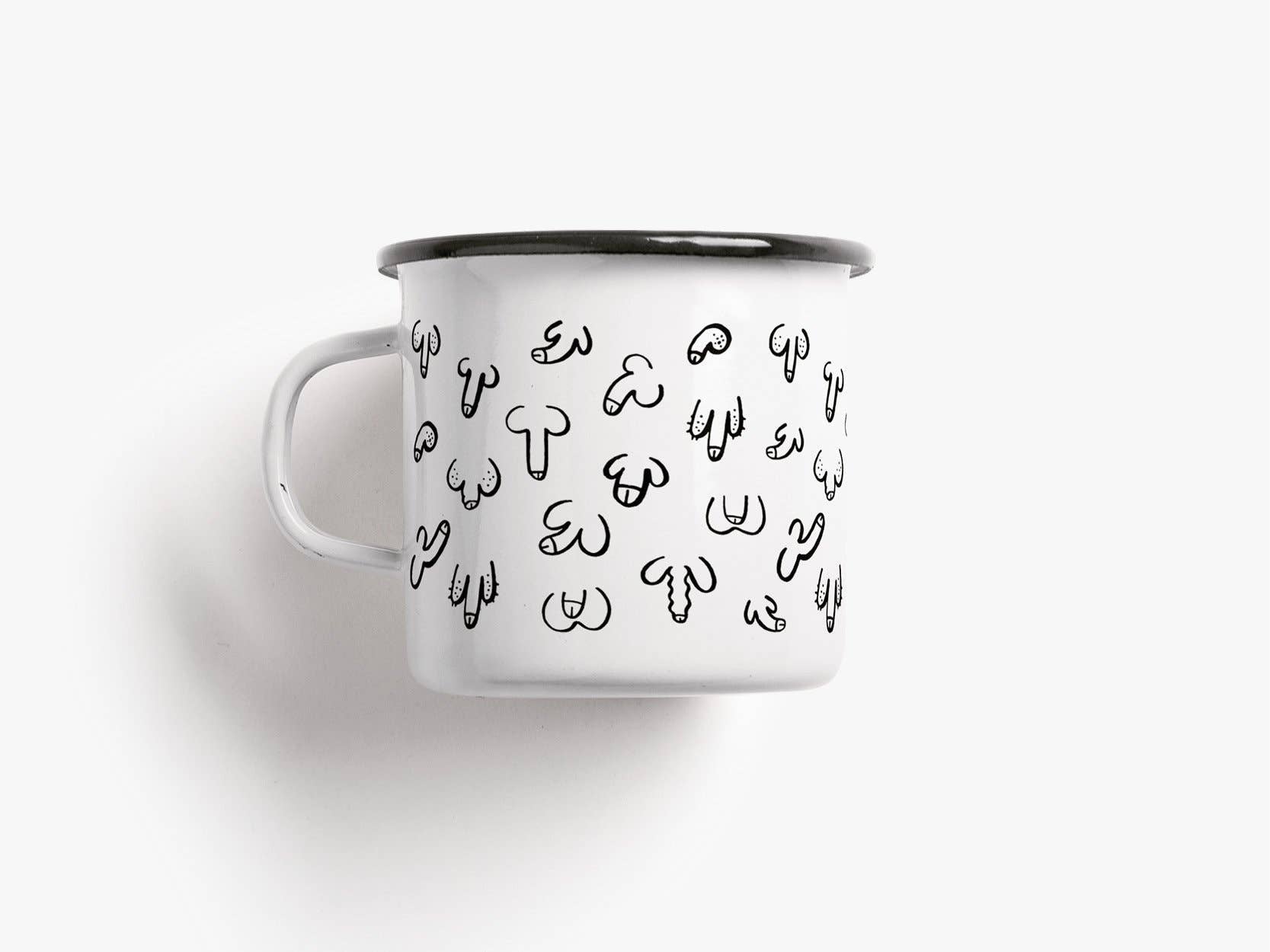 Tasse en émail - Dicks Friends | Oggetti di design e regali originali