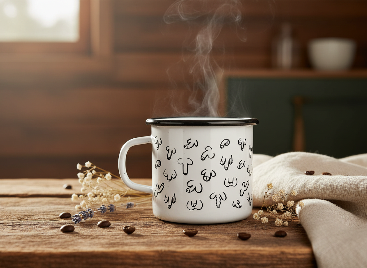 Tasse en émail - Dicks Friends | Oggetti di design e regali originali