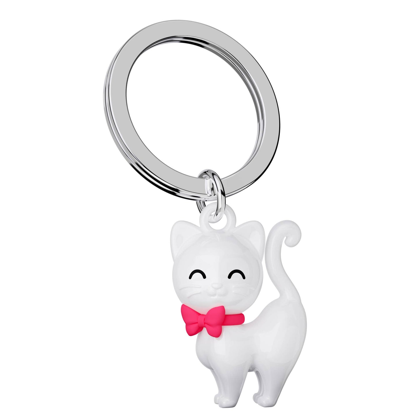 Cuddly Cat Keychain