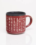 Oggetto regalo di design – Mug de Gravé à la Main avec Écriture Ossécaille (430 ml) – produit scientifique Cognitive Surplus EU, vue 1