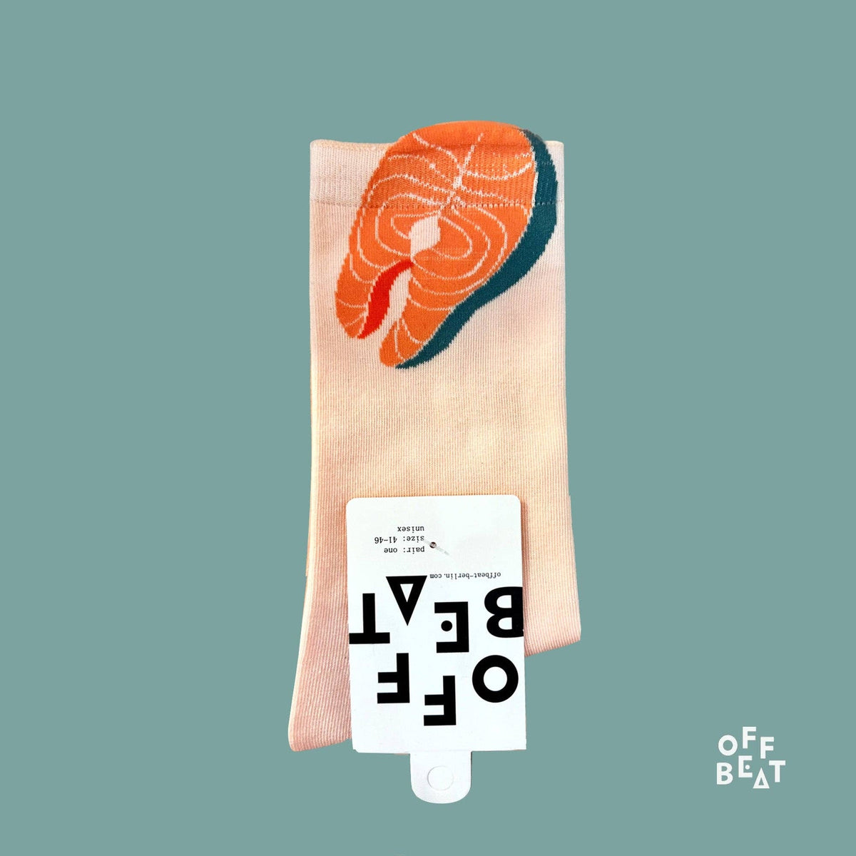 Chaussettes pop-out saumon – vue 2