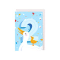 Carte d'anniversaire pour enfants de 4 ans, animaux, canard, carte pour enfants | Design e regali originali
