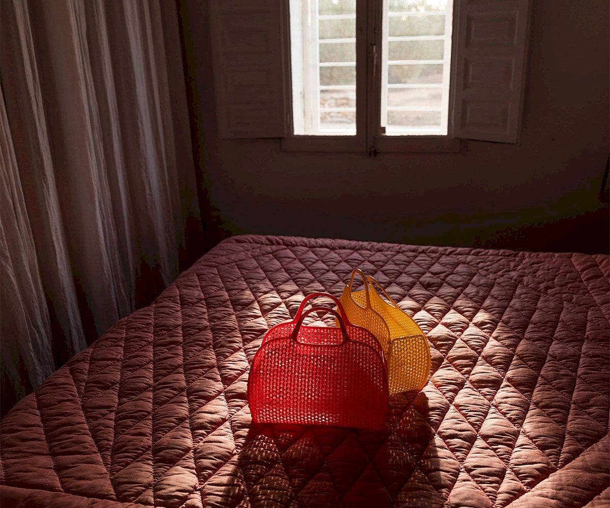 Oggetto regalo di design – sac retro vintage corail monneka 